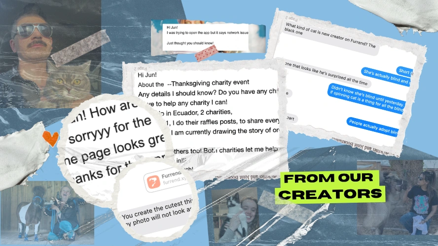 Creator quote collage