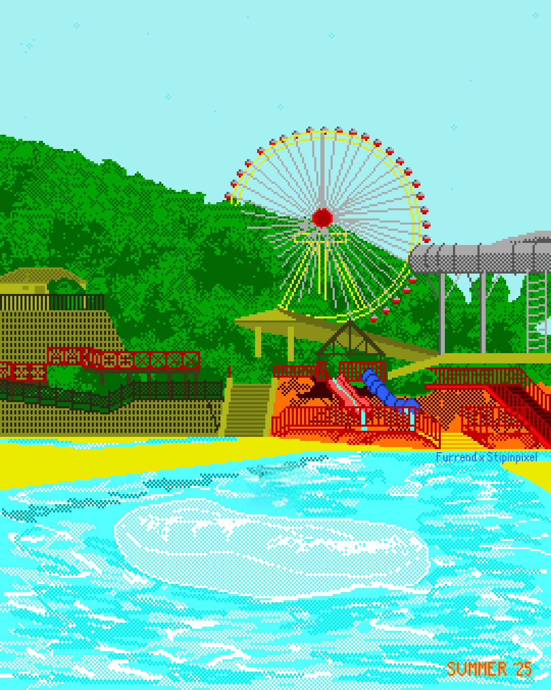 Pool clean background