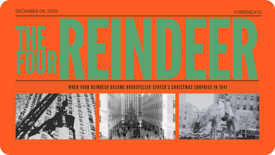 The Reindeer Christmas at Rockefeller Centers